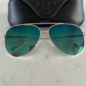 Diff Aviator Sunglasses